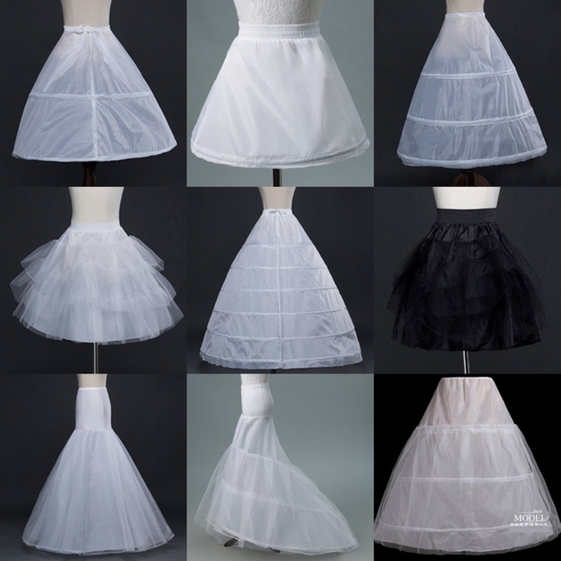 YOI Trắng Cưới Nữ Petticoat Underskirt Bé Gái Hoop Petticoat Crinoline Underskirt Váy Cô Dâu Áo Choàng