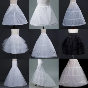 YOI Trắng Cưới Nữ Petticoat Underskirt Bé Gái Hoop Petticoat Crinoline Underskirt Váy Cô Dâu Áo Choàng