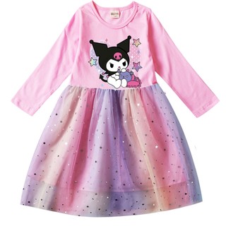Cô Gái Mới Nhất Váy Dài Tay kuromi 8968