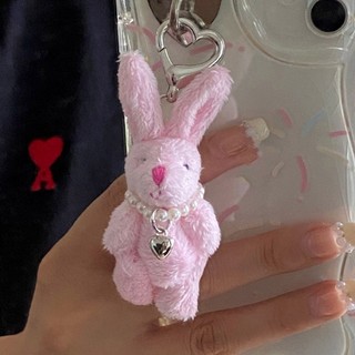 Mặt dây chuyền móc khóa gấu thỏ hoạt hình giống như Pealike Phụ kiện quyến rũ cho sinh nhật và các bữa tiệc