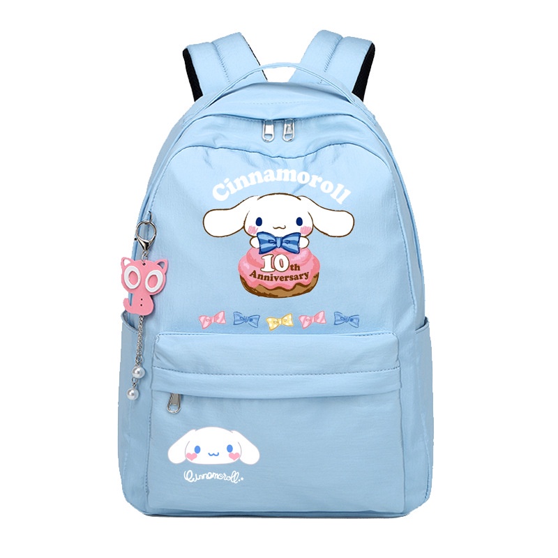 Balo Đi Học Họa Tiết Hoạt Hình Cinnamoroll Đáng Yêu Thời Trang 2024 Phong Cách Nhật Hàn Cho Bé Gái