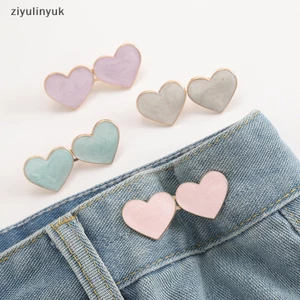 Set 2 Khóa Thắt Lưng Quần Jean Hình Trái Tim Điều Chỉnh Được ziyulinyuk