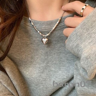 3d Khối Trái Tim Mặt Dây Chuyền Vòng Cổ Ngọt Ngào Mát Xương Đòn Dây Chuyền Vòng Cổ Trang Sức Quà Tặng Sinh Nhật Cho Nữ Và Bé Gái