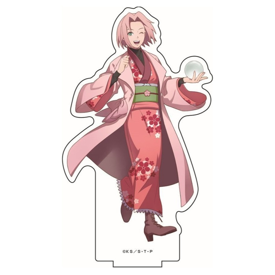 Mô hình Standee NARUTO ver ÁO CHOÀNG tượng anime tượng mica trưng bày