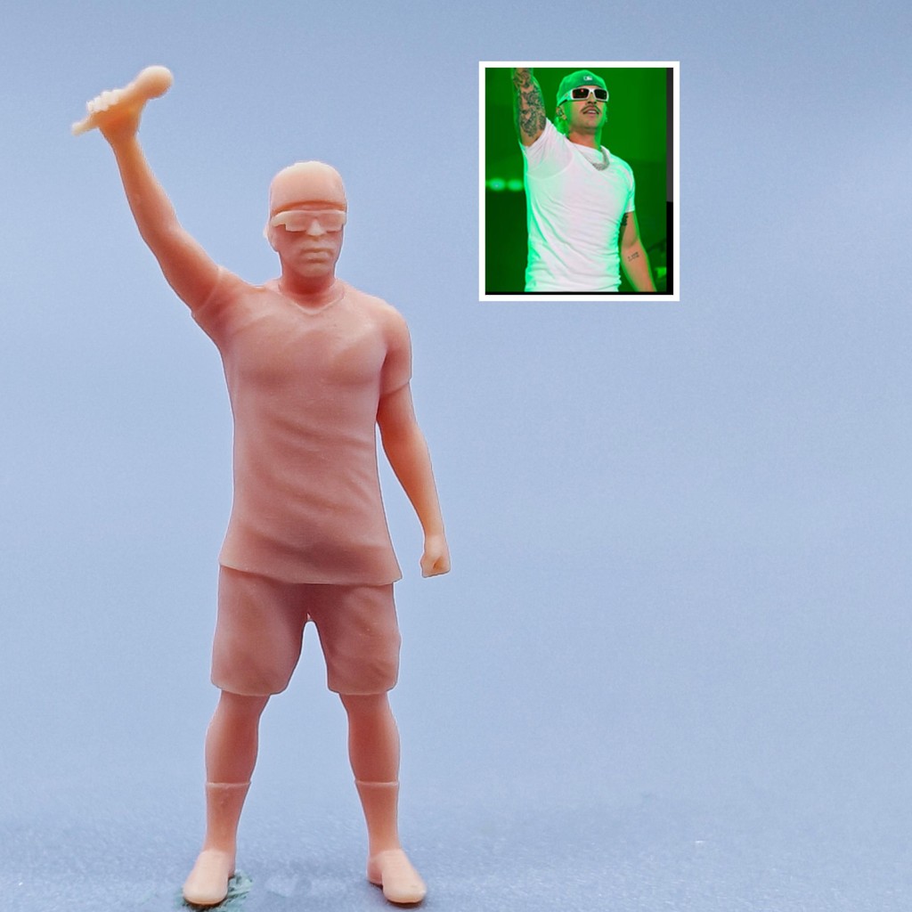 [Uh Hum Model] Búp bê 1: 64 độ chính xác cao 1: 43 Ca sĩ mô hình màu ...