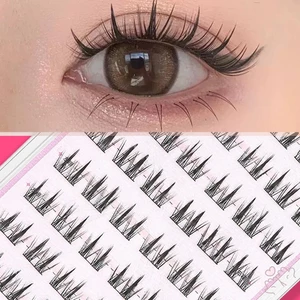 C Curl 8-13mm Cụm mi Cosplay tự nhiên Lông mi giả