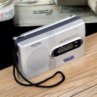 Đài phát thanh bỏ túi Mini GLKWC, Đài phát thanh mỏng AM / FM, Loa tích hợp hoạt động bằng pin chất lượng cao ăng-ten kính thiên văn di động Đài phát thanh du lịch dành cho người cao tuổi