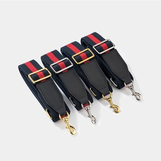 Dây vải thay thế túi xách Gu, rộng 3.8cm, có thể điều chỉnh, dài chéo vai; màu đỏ/xanh dương/xanh lá