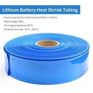 [COD] Ống co nhiệt PVC 1 mét NOOKSTORY, Vỏ bọc cách nhiệt bằng pin Lithium, Vỏ bọc màng cách nhiệt có thể thu nhỏ rộng 30mm-200mm Vỏ cáp pin Lipo 18650 Pin Lipo