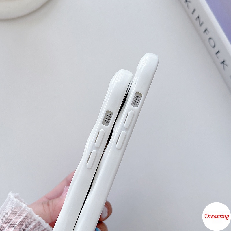 Ốp Lưng Cho Redmi Note 13 12S 11S 10S 9S 8 7 M6 Pro A3 A1 A2 Plus 13C 12C 11A 10C 9A 9C 9T C65 C50 C55 C31 X5 Kem Vồng Cong Edge Motif Dần Dần Màu Hồng Trái Tim Xanh