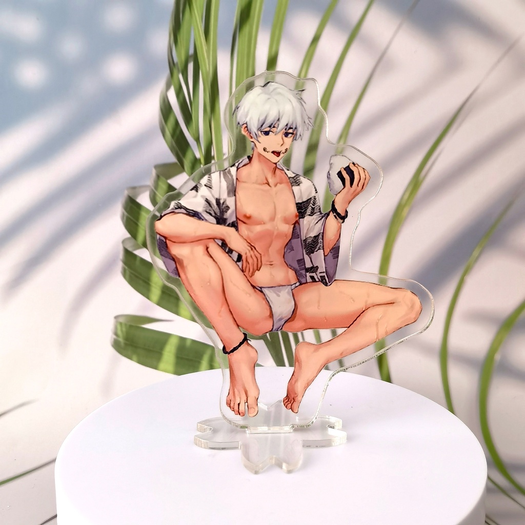 Mô hình Standee Japan Anime Jujutsu Kaisen Yuji Itadori&Gojo Satoru Fushiguro Megumi Phụ kiện trang trí dễ thương