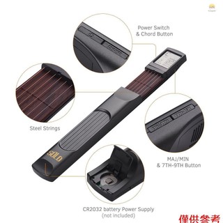 Hgv Đàn guitar Bỏ Túi 6 Dây Với Màn Hình Xoay Luyện Tập Cho Người Mới Bắt Đầu