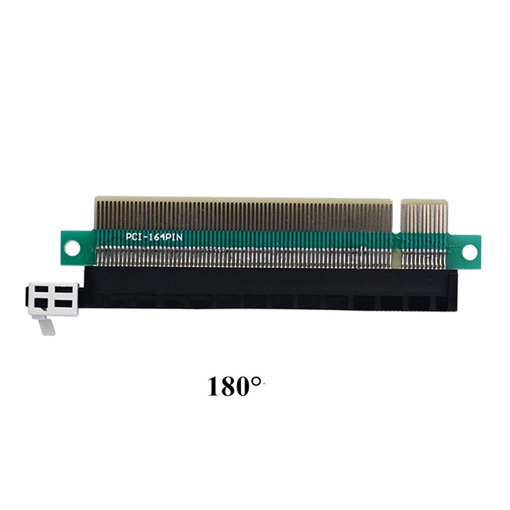 Thẻ Chuyển Đổi pci-e 16x Mở Rộng Góc Phải / 180 Độ 90 Độ / 180 Độ Chuyên Dụng Cho pci-e pci-e