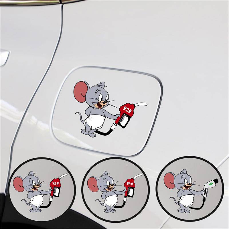 Personalized Cartoon Anime Automobile Sticker Car Stickers Cat and ...