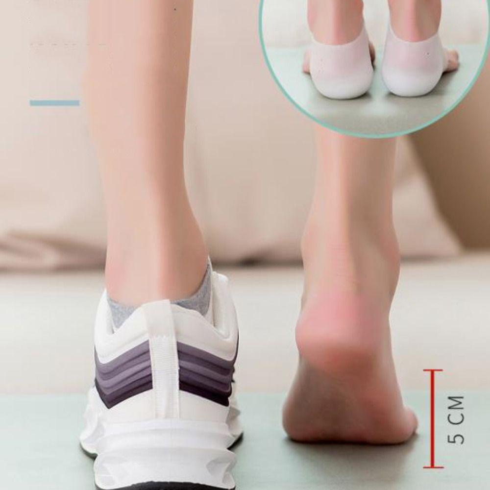 NEAVERLER Tất Chiều Cao Vô Hình, Đệm Gót Chân 2.0-4.0cm Đế Chiều Cao Bên Trong, Silicone Vô Hình Nâng Tăng Tất Nam Nữ