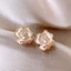 Khuyên Tai Hình Hoa Trà Bằng Bạc sterling Cao Cấp Thời Trang Cho Nữ