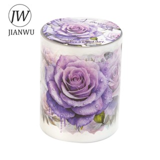 Jianwu 50mm * 200cm Cuộc Họp Biển Hoa Series Vintage Vật Liệu Thực Vật Trang Trí Băng PET Sáng Tạo DIY Tạp Chí Cắt Dán Văn Phòng Phẩm