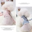 【Pet House】Dây xích thú cưng，Bộ dây nịt & dây xích chó mèo có thể điều chỉnh dễ thương，Thoải mái và thoáng khí