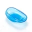 DELMER 2 chiếc Vỏ tai silicon, Vỏ tai làm tóc không thấm nước màu xanh, Phụ kiện tạo kiểu vòi hoa sen Tắm có thể tái sử dụng Perm Earuffs Salon Ear Shield