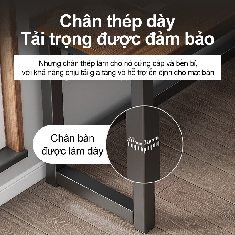 SUNNY Bàn làm việc,Bàn L chắc chắn bền bỉ để PC máy tính cây  khung thép lớn sơn tĩnh điện uốn hiện đại