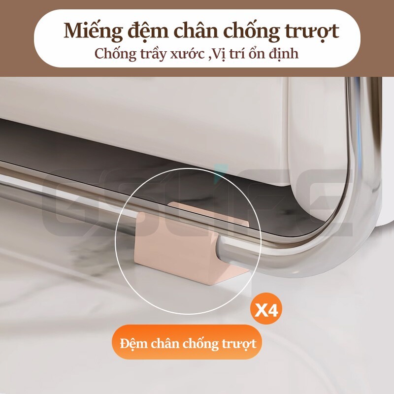 Lifinity Kệ Lò Vi Sóng INOX-Kệ Nhà Bếp Thông Minh Đa Năng Dễ dàng để cài đặt