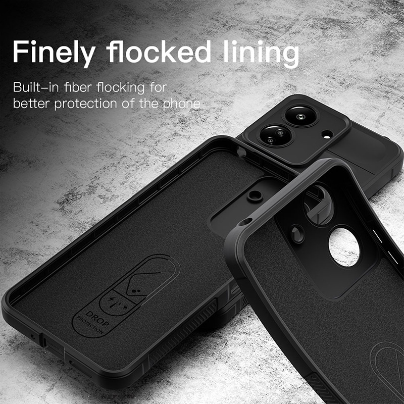Dành Cho Xiaomi Redmi 13C 13R 13 14C 14R 15C 15A 15 5G Da Thân Thiện Sang Trọng TPU Chống Sốc Ốp lưng Ốp Lưng