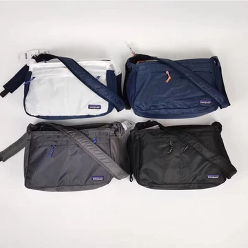 17l Patagonia túi đeo chéo sức chứa túi đeo chéo chống thấm nước nhẹ có thể gập lại Túi dây kéo túi điện thoại di động túi đeo vai sinh nhật ngày lễ quà tặng túi sinh viên