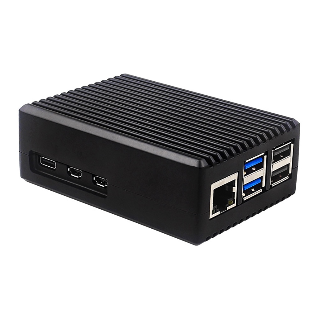 Vỏ Bảo Vệ Bộ Tản Nhiệt Bằng Silicon Và Kim Loại Cho Raspberry Pi 5 RPI 5 Pi5