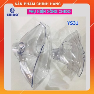 Phụ kiện máy xông cầm tay CHIDO YS31, mặt nạ máy xông khí dung cầm tay Chido. ống ngậm xông khi dung - Chính hãng