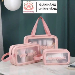 Túi đựng đồ trang điểm, đi du lịch Nhựa Bag Da
