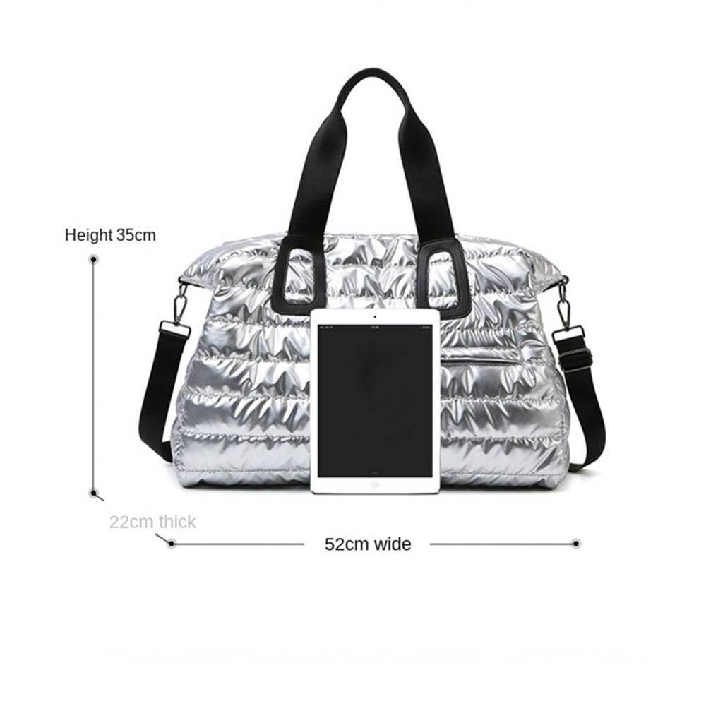 Gói Duffle WOAY, Túi xách chống nước có thể mở rộng, Tách ướt và khô có thể gập lại Túi Tote nhiều túi du lịch