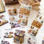 1 Cuộn Băng Keo PET Washi Họa Tiết Vintage Trang Trí Sổ Lưu Niệm