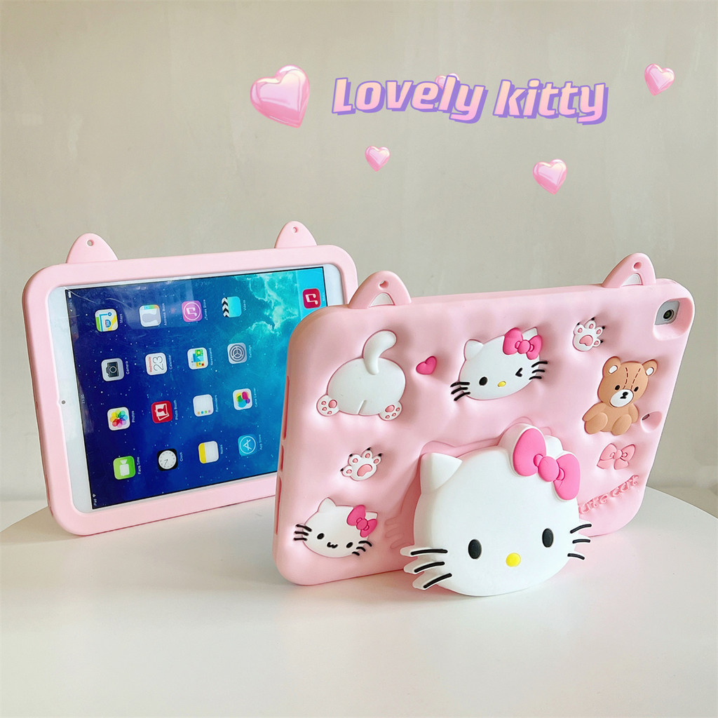 Ốp Lưng Cho iPad 11th (A16) 2025 iPad Air 11 "2025 M3 / 2024 M2 Đứng Khay Bút Dây Đeo Bút Keo Mềm Vỏ An Toàn