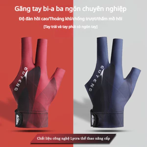 Găng tay chuyên nghiệp dành cho tay trái hoặc tay phải, thiết bị cao cấp dành cho phòng snooker và bida