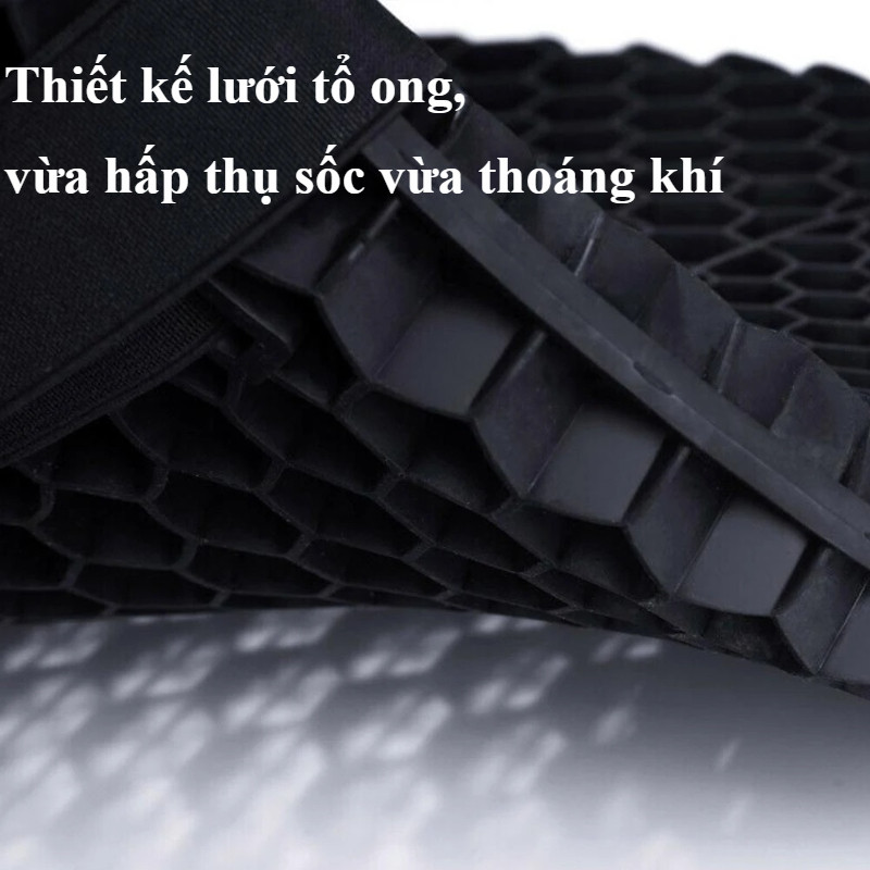 Đệm Lót Yên Xe Máy 3D Tổ Ong - Giảm Áp Lực Toàn Diện & Thoáng Khí Chống Trượt