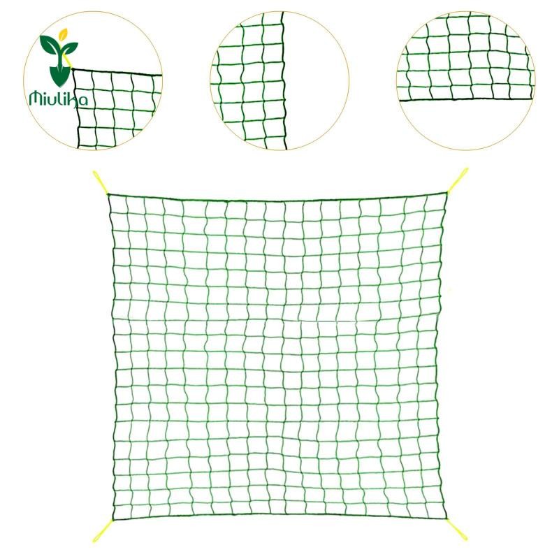 Lưới Trellis Vườn Miulika, Lưới hỗ trợ cây hạng nặng ngoài trời bằng Polypropylen cho cây leo cho dưa chuột