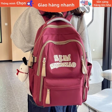 Balo đi học balo Nữ balo nhiều ngăn cho nam backpack balo nữ đi học túi du lịch, balo cặp dôi balo uzzang