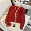 Áo Khoác cardigan Dệt Kim Mềm Dáng Rộng Cổ Chữ v Phối Ren Thời Trang Xuân Thu Cho Nữ