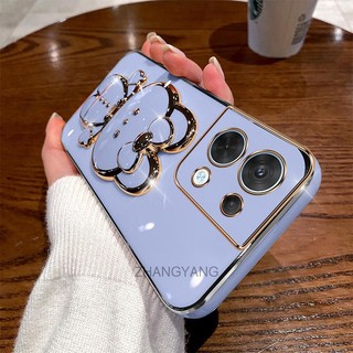 ốp lưng oppo reno 8 reno 8 pro reno 9 reno 9 pro Ốp Điện Thoại TPU Silicon Mềm Mạ Điện Gắn Gương Trang Điểm Hình Thỏ 3D Cho oppo reno 8 reno 8 pro reno 9 reno 9 pro