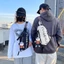 Túi đeo ngực SAMO, Gói thắt lưng in chữ đa chức năng, Gói Fanny dung tích lớn thông thường Unisex