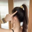 5 Cái - Dây buộc tóc rắn đơn giản co giãn cao - Mũ nón hàng ngày cho bé gái - Phụ kiện tóc kiểu INS - Dây buộc đầu Y2K thời trang nữ