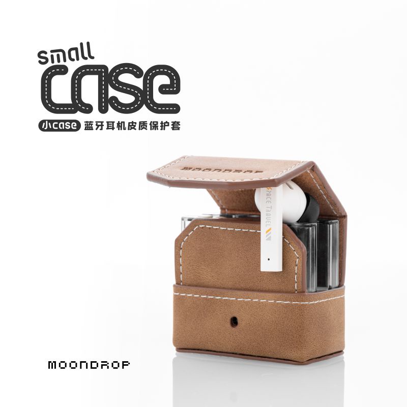 Moondrop SmallCASE 2 Hộp Da Đặc BiệtTWS SpaceTravel Da Đặc Biệt Bảo Vệ Du Lịch Không Gian 2 Hộp