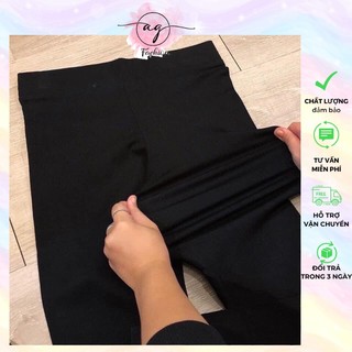 QUẦN LEGGING ĐEN DÀI CO DÃN LƯNG CAO AG.FASHION