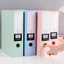 Hộp lưu trữ máy tính để bàn MOCOVED, Hộp sắp xếp tập tin A4 dày đa chức năng, 8 màu nhựa PP chống bụi Morandi Color File Paper Organizer Lưu trữ