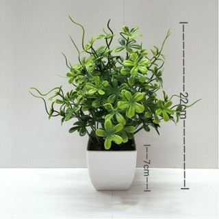 Asdfger Chậu Hoa, Hoa Nhân Tạo Cây Cảnh Giả, Trang Trí Bàn Mini Cây Giả Mô Phỏng Cây Chậu Cây Trang Trí Sân Vườn Nhà