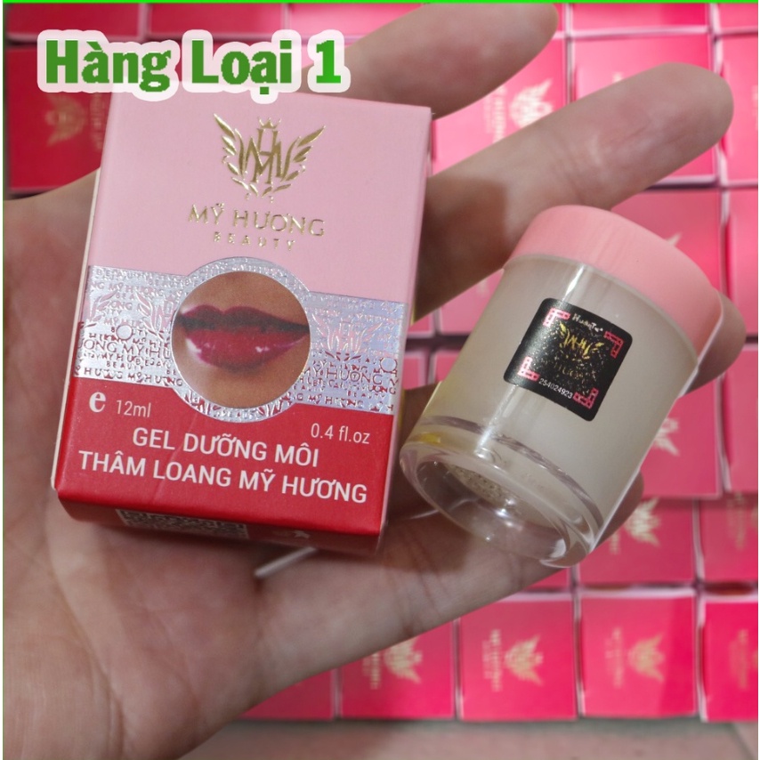 Gel Dưỡng Môi Thâm Loang Mỹ Hương TRÒN Lọ Hồng Handmade chính hãng (hộp hồng)