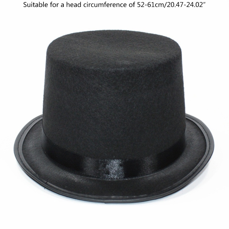 Da Vintage Fedora Mũ Victoria Tuổi Trắng Ngắn Vành Mũ Phương Tây Ảo Thuật Sư Mũ Cho Bé Trai Nam Người Lớn Mũ