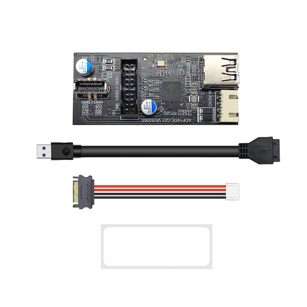Card Mở Rộng Chuyển Đổi usb 3.2 gen 19pin Sang type e + 19pin 1 Sang 2 19p Thẻ
