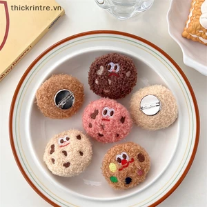 1 Huy Hiệu Cài Áo Hình Bánh Quy 3d Ngộ Nghĩnh