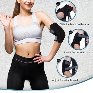 1 Đai Nẹp Khuỷu Tay Có Thể Điều Chỉnh Với 2 Nẹp Kim Loại Sự Bảo Vệ